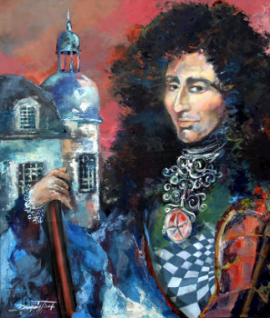 Œuvre contemporaine nommée « Chateau pierre de bresse », Réalisée par DAMIAN TIRADO
