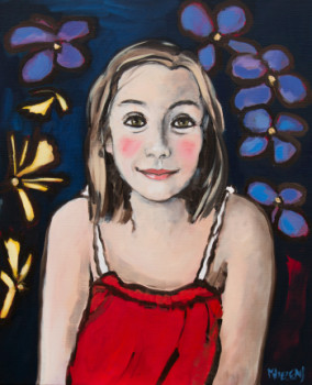 Œuvre contemporaine nommée « La félicité : bonheur joie, contentement intérieur », Réalisée par MARLEEN MELENS