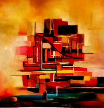 Œuvre contemporaine nommée « ABSTRAIT.232 », Réalisée par AMARELY