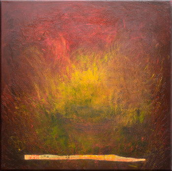 Œuvre contemporaine nommée « Crépitements », Réalisée par MURIEL MELIN