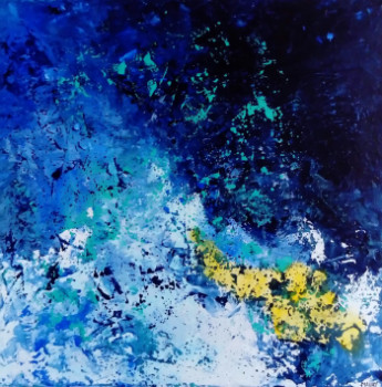 Œuvre contemporaine nommée « EN ATTENDANT », Réalisée par MIREILLE MAURY