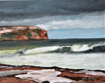 Œuvre contemporaine nommée « Javea en Hiver-Espagne- », Réalisée par LE GOUBEY