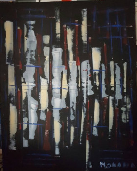 Œuvre contemporaine nommée « Obscures colonnes », Réalisée par IIIOHAND