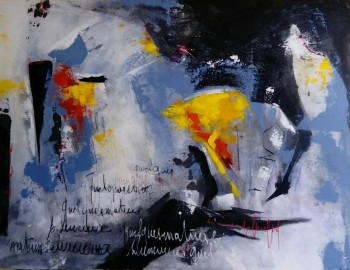 Œuvre contemporaine nommée « quelques matins silencieux », Réalisée par MIREILLE MAURY