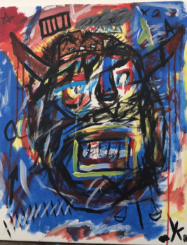 Œuvre contemporaine nommée « Torturés », Réalisée par YKSTREETART