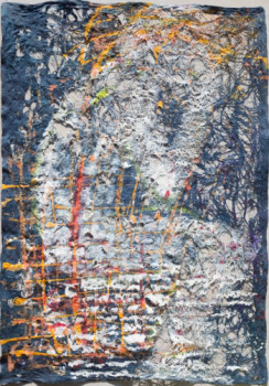 Œuvre contemporaine nommée « le penseur », Réalisée par MCB