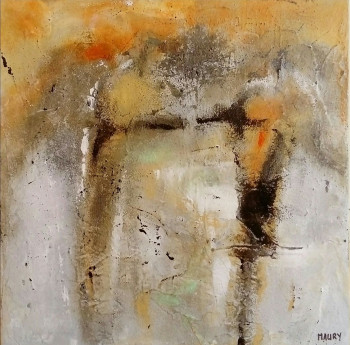Œuvre contemporaine nommée « RUPESTRE 1 », Réalisée par MIREILLE MAURY