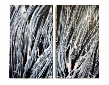 Œuvre contemporaine nommée « les herbes folles », Réalisée par BAILLET