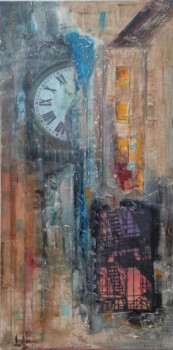 Œuvre contemporaine nommée « le temps », Réalisée par ROEMY