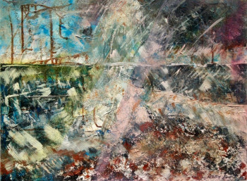 Œuvre contemporaine nommée « Chaotisch », Réalisée par ROEMY