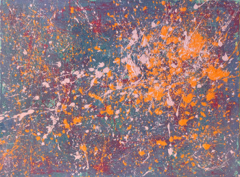 Œuvre contemporaine nommée « ArtSplash 5 », Réalisée par ROMROS
