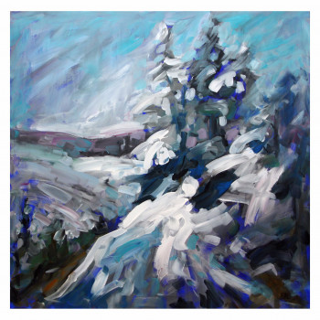 Œuvre contemporaine nommée « froid 2 », Réalisée par BAL