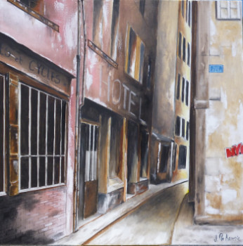 Œuvre contemporaine nommée « Souvenir dun quartier de Bordeaux », Réalisée par MC KENZIE