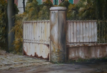 Œuvre contemporaine nommée « Vieux portail », Réalisée par MC KENZIE