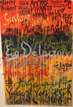 Œuvre contemporaine nommée « Share », Réalisée par YKSTREETART