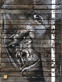 Œuvre contemporaine nommée « GORILLE », Réalisée par CHRISTOPHE DURAND