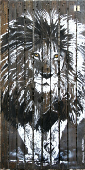 Œuvre contemporaine nommée « Le LION », Réalisée par CHRISTOPHE DURAND