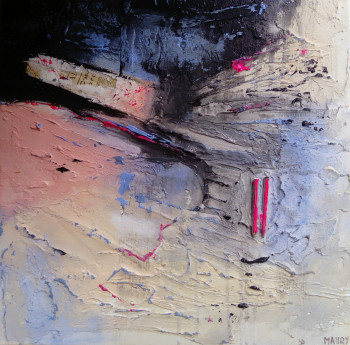 Œuvre contemporaine nommée « ENDUIT 4 », Réalisée par MIREILLE MAURY