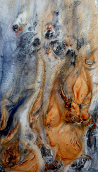 Œuvre contemporaine nommée « magma », Réalisée par MARIEF