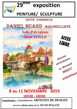 Œuvre contemporaine nommée « Invité d'honneur à Teillé 44 », Réalisée par DANIEL HUARD