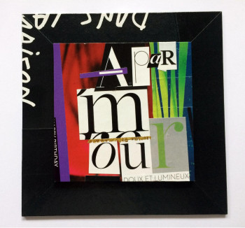Œuvre contemporaine nommée « Par amour 1 », Réalisée par BALDISSERRI VéRONIQUE