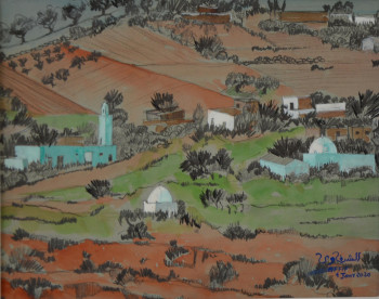 Œuvre contemporaine nommée « Sidi Ali (Mostaganem) », Réalisée par AFFIF CHERFAOUI