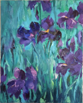 Œuvre contemporaine nommée « Iris », Réalisée par MARTINEC