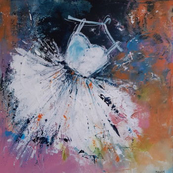 Œuvre contemporaine nommée « DRESSING 3/2 », Réalisée par MIREILLE MAURY