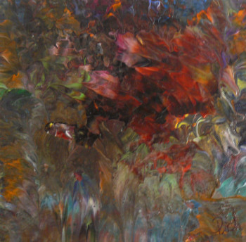 Œuvre contemporaine nommée « Pich ' magic abstract art 159 », Réalisée par PICH