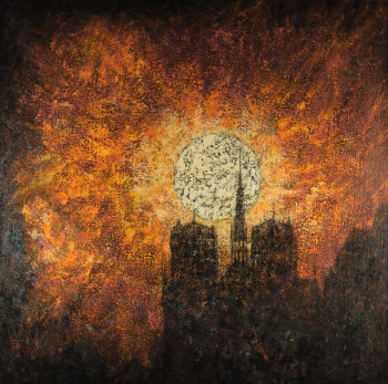 Œuvre contemporaine nommée « Notre-Dame », Réalisée par ROBERT BASS