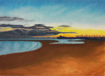 Œuvre contemporaine nommée « Sunrise sea », Réalisée par M@LH0RN€