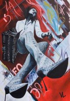 Œuvre contemporaine nommée « Perspectives urbaines », Réalisée par VAL ESCOUBET