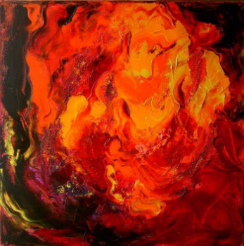 Œuvre contemporaine nommée « " Sa flamme " », Réalisée par THEODORA