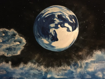Œuvre contemporaine nommée « Peinture futuriste », Réalisée par CLAUDIA
