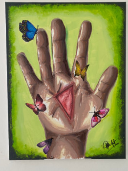 Œuvre contemporaine nommée « Hand », Réalisée par ALL IN ART’S