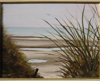 Œuvre contemporaine nommée « Les oyats de la Mer du Nord », Réalisée par MARIE-MATHILDE DUMONT