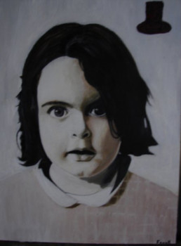 Œuvre contemporaine nommée « L' OVNI ( offert à Amélie Nothomb ) », Réalisée par FRANK