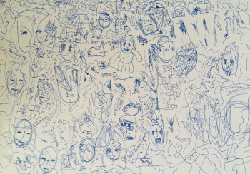 Œuvre contemporaine nommée « untitled 111 », Réalisée par DAVID SROCZYNSKI