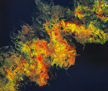 Œuvre contemporaine nommée « Dragon », Réalisée par YSIS