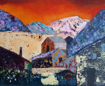 Œuvre contemporaine nommée « Hameau de l'Ecot », Réalisée par SYLVIE DUPRAZ