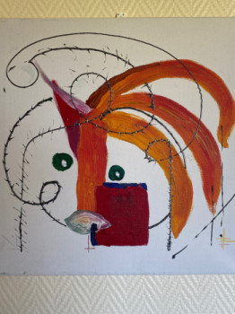 Œuvre contemporaine nommée « Bouffon lubrique », Réalisée par LACSAP