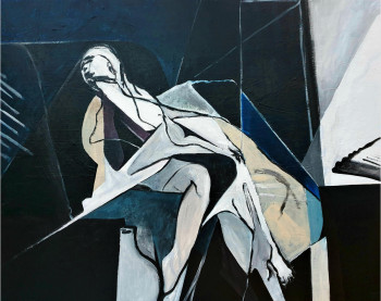 Œuvre contemporaine nommée « Tango solo », Réalisée par YOSSERIAN GEAIRON