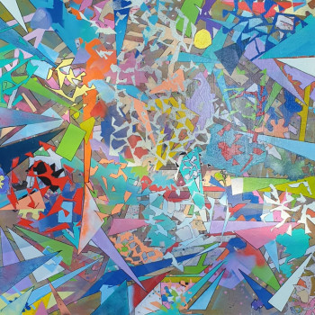 Œuvre contemporaine nommée « Pyramidale », Réalisée par GILLES LANDREAU