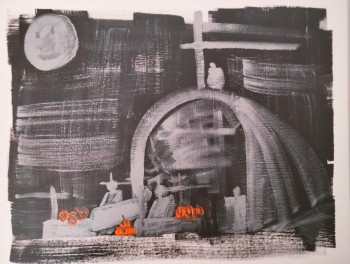 Œuvre contemporaine nommée « Quelque part », Réalisée par MARGARITA CARRIER