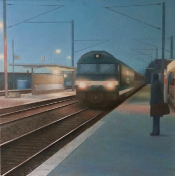 Œuvre contemporaine nommée « Lundi matin », Réalisée par DARMSTADTER