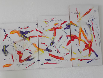 Œuvre contemporaine nommée « L'incandescent », Réalisée par PAT