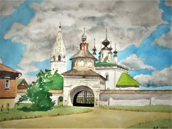 Œuvre contemporaine nommée « Souzdal.Kremlin », Réalisée par ANDRé FEODOROFF