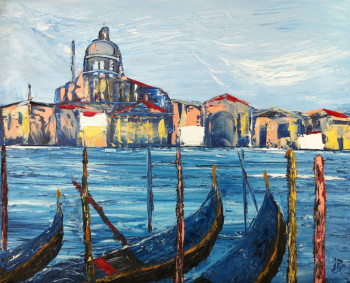 Œuvre contemporaine nommée « VENISE », Réalisée par JEAN PIERRE SALLE