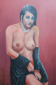 Œuvre contemporaine nommée « " Courtisane aux yeux clairs....." », Réalisée par MARC DANCRE