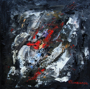Œuvre contemporaine nommée « Abstrait N°1283 », Réalisée par JEAN-FRANçOIS CLEMENCEAU